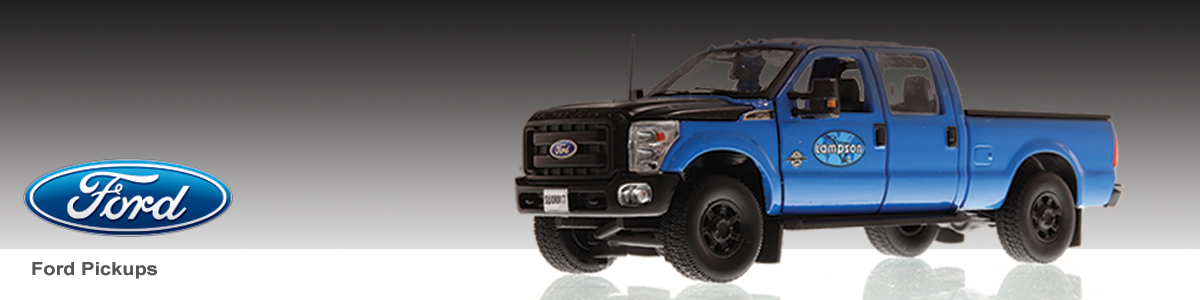 Shop the full line of diecast Ford Pickups scale models including the Lampson livery.